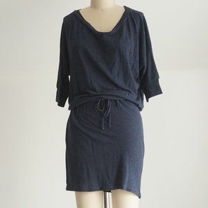 Navy Blue Knit Romper/Dress